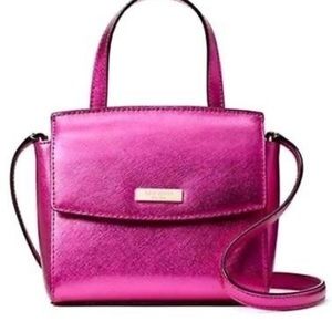 Kate Spade Pink Metallic Bag